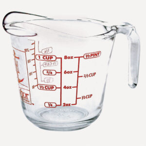 Anchor Hocking 55178AHG17 32 oz. Clear Glass Measuring Cup