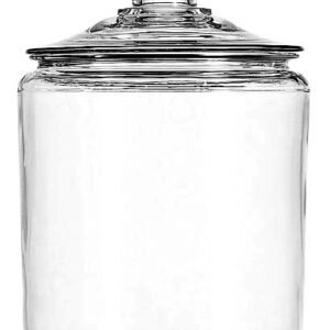 Anchor Hocking Heritage Hill 1 Gallon Glass Jar with Lid,Clear, Set of 2