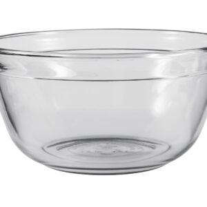 Anchor Hocking Glass Food Prep Mixing Bowl with Cherry Lid, 4