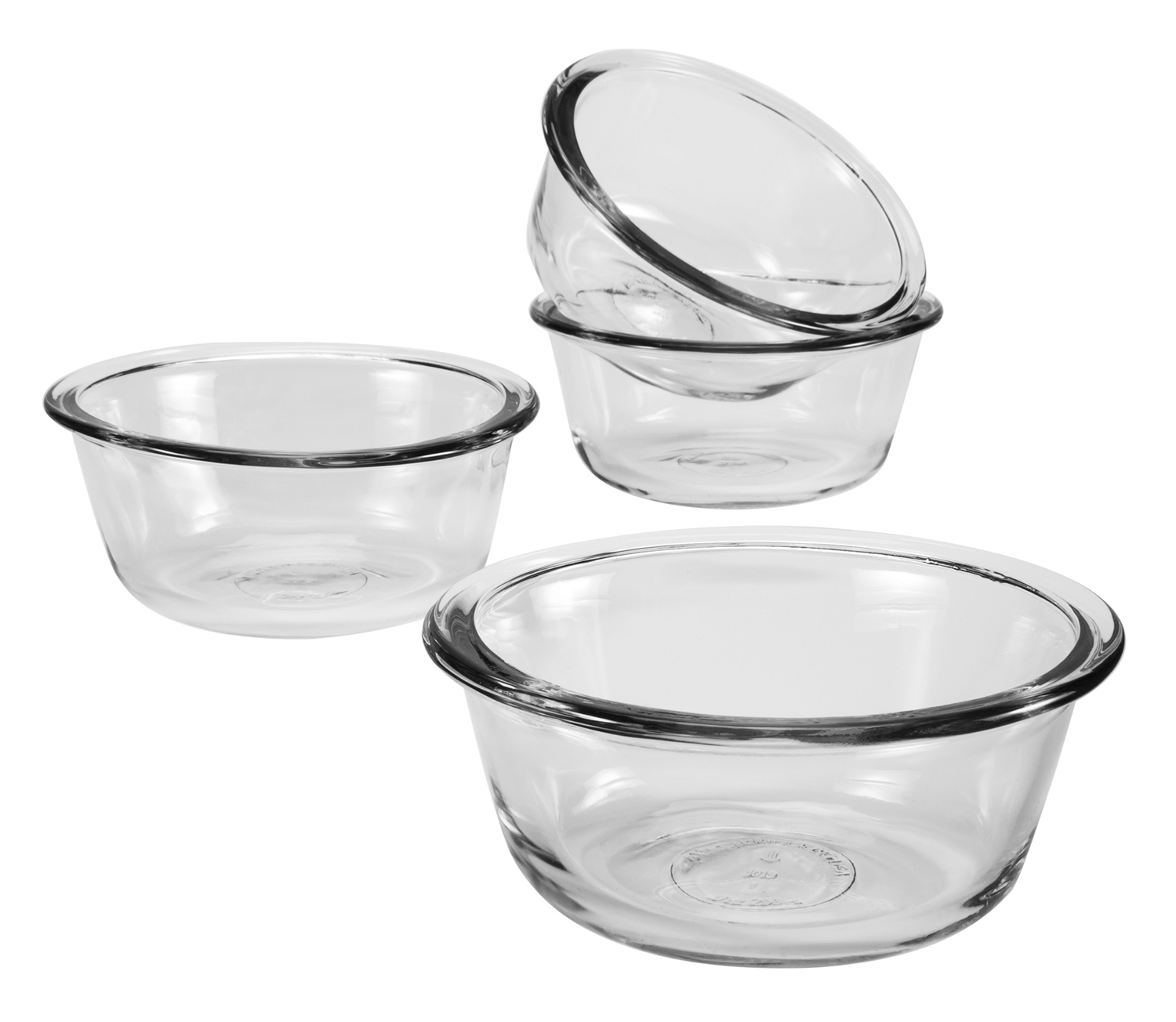 Oval Custard Cups (4 pc. Set), 10 oz. - Anchor Hocking