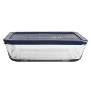 Anchor Baking Dish, Glass, 7 Cup, with Lid