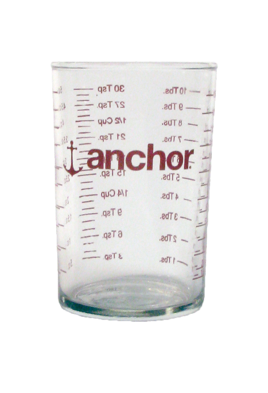 Anchor Hocking- Measure, Triple Pour Measuring Glass w/ Lid 8 oz. - 6 per  case