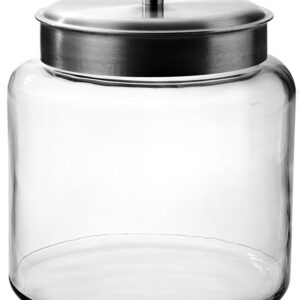 2 Gallon Anchor Montana Jar with Silver Metal Cover