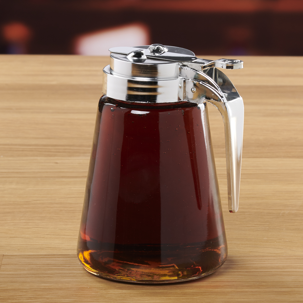 Syrup Pitcher w/ Metal Lid - Anchor Hocking FoodserviceAnchor